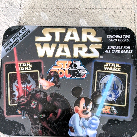 Mickey Star Wars playing cards